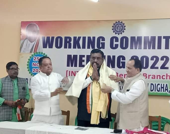 Read more about the article Working Committee Meeting 2022 of INTUC West Bengal Branch held at the Bayside of Samudra Sundari Digha